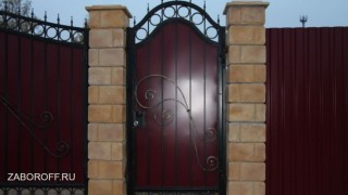 Забор из профнастила