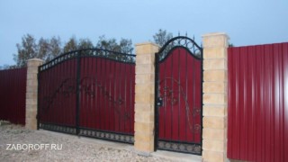 Забор из профнастила