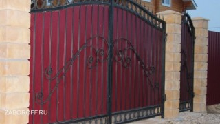 Забор из профнастила