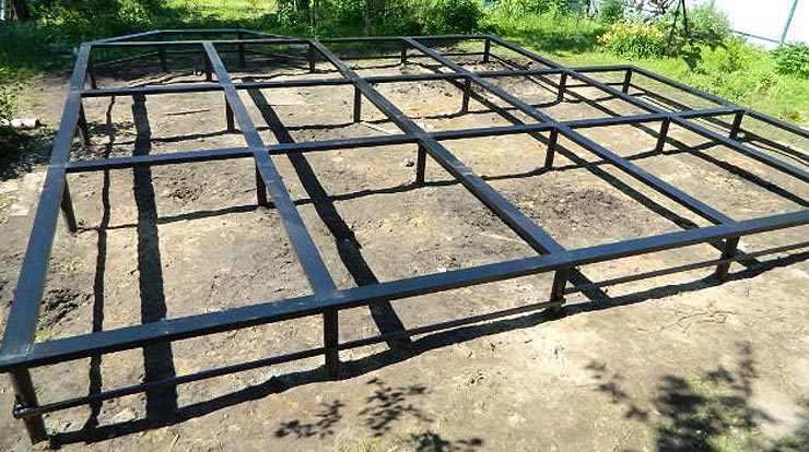 Фото фундаментов на сваях